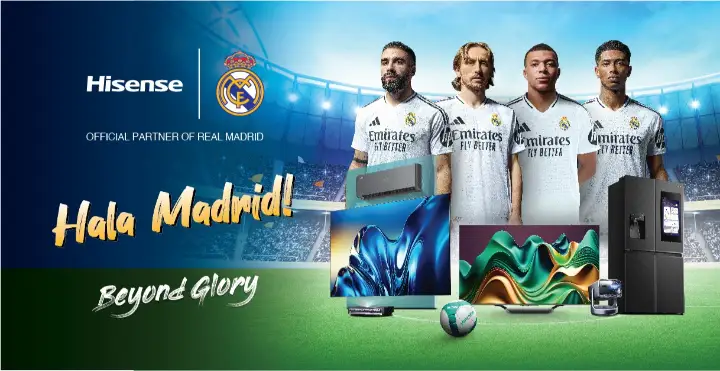 Hisense Unveils Official Sponsorship of Real Madrid.