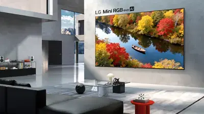 تلفزيونات إل جي Micro RGB Evo وMini RGB Evo لعام 2026 مع تقنية الذكاء الاصطناعي