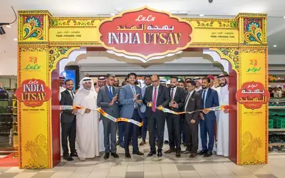 LuLu India Utsav 2026 launch event at LuLu Hypermarket Riyadh Avenue Mall with Indian Ambassador and LuLu management