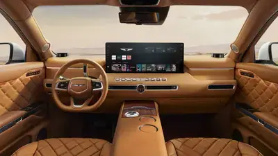 Genesis GV90 equipped with LG Electronics advanced in-cabin solutions